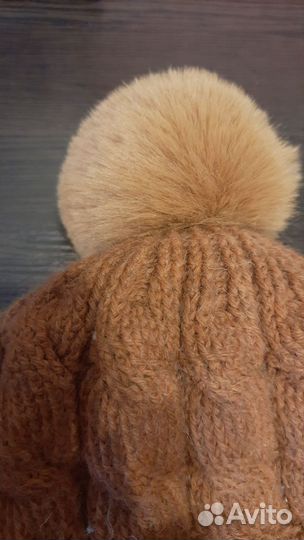 Шапка снуд варежки