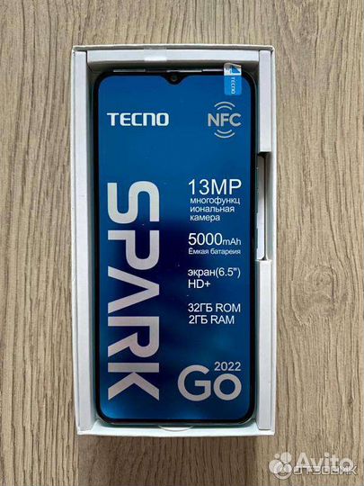 TECNO Spark Go 2022, 2/32 ГБ