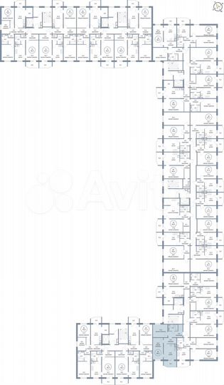 2-к. квартира, 68,3 м², 6/7 эт.