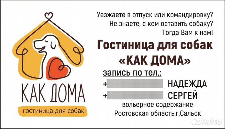 Передержка собак