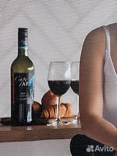 Портрет по фото на холсте