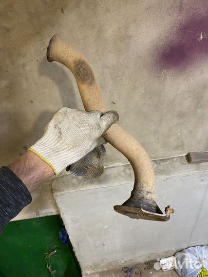 Приемная труба volkswagen golf 2 1.8