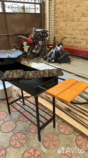 Казаны. Мангалы. Шампуры. Чугун