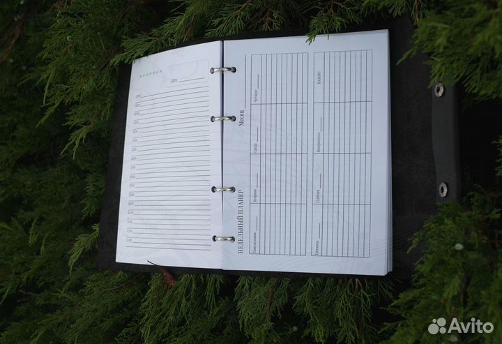 Ежедневник с инициалами, ежедневник ручной работы