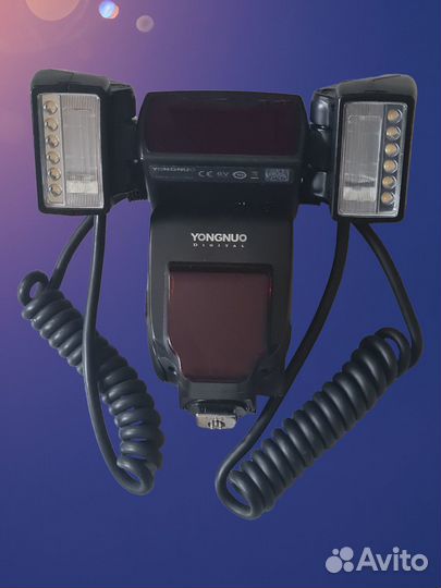 Вспышка Yongnuo YN2ETX Macro TTL для Canon