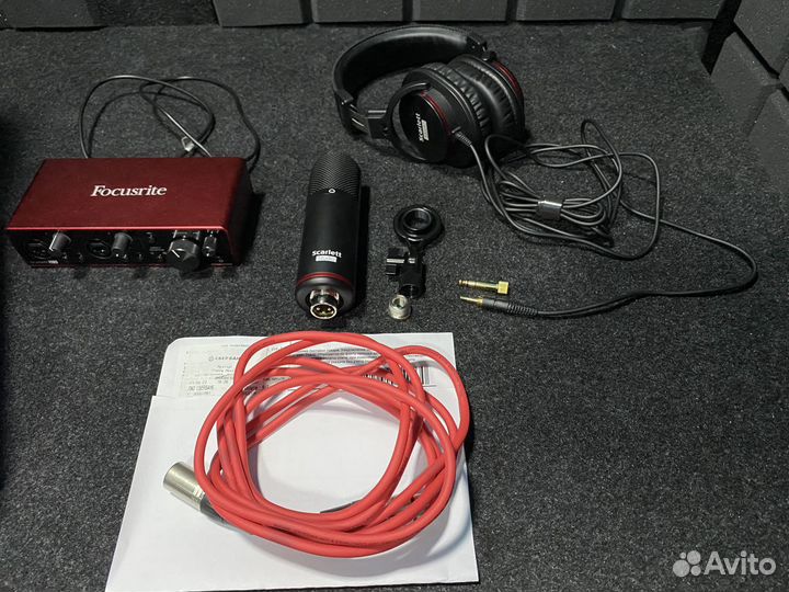 Студийный набор focusrite scarlett 2i2 (3rd gen)