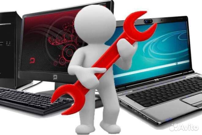 Установка windows 7,10,11 ремонт компьютеров, ноут