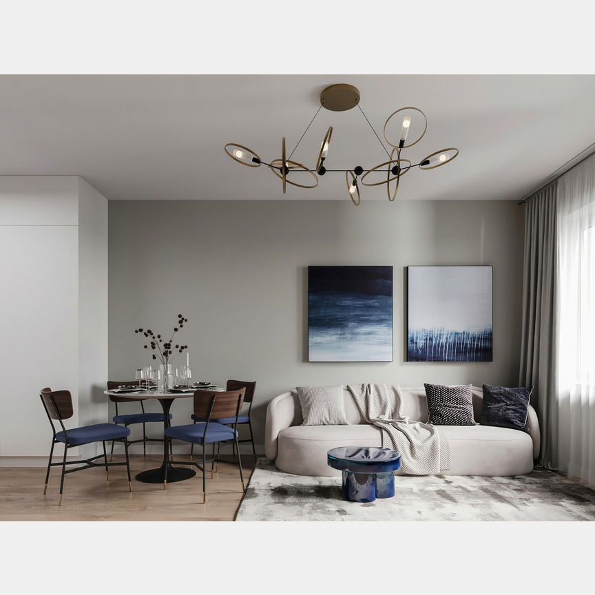 3-к. апартаменты, 73,1 м², 12/23 эт.