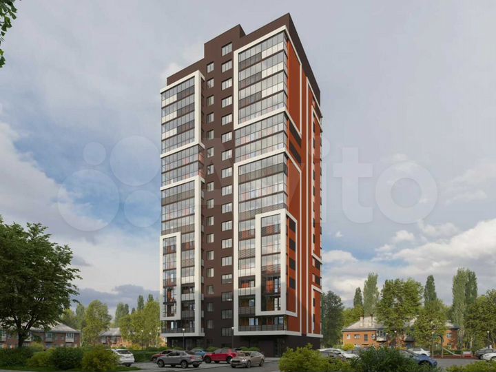 2-к. квартира, 65,1 м², 4/16 эт.