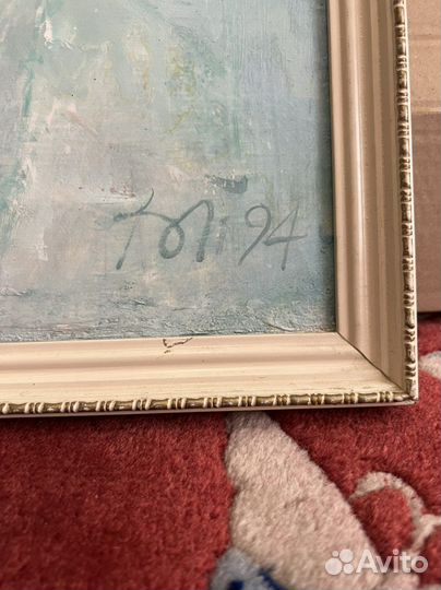 Картина авторская большая обнаженная женщина