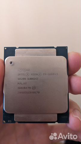 Процессор Xeon E5 1660 v3, 8 ядер купить в Москве | Электроника | Авито