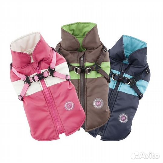 Pinkaholic непромокаемый двухцветный жилет со шлей