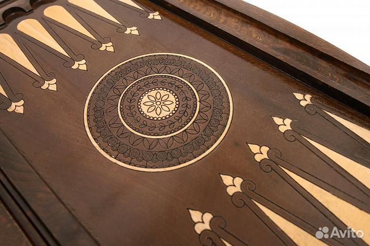 Нарды и шашки резные Дикий орел 64 х 61 см бук Армения 62545