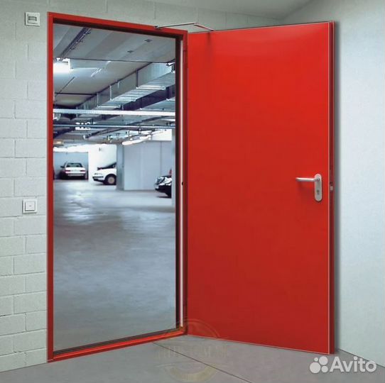 Противопожарные двери для складов металлич