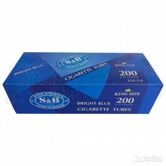 Сигаретные гильзы S&B bright blue 200