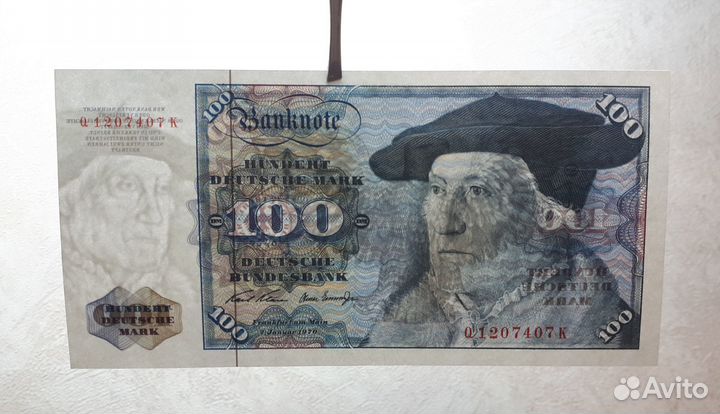 Ф.Р.Г. 100марок 1970г UNC