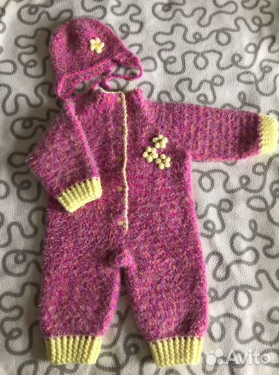 Детский комбинезон (выполнен крючком)