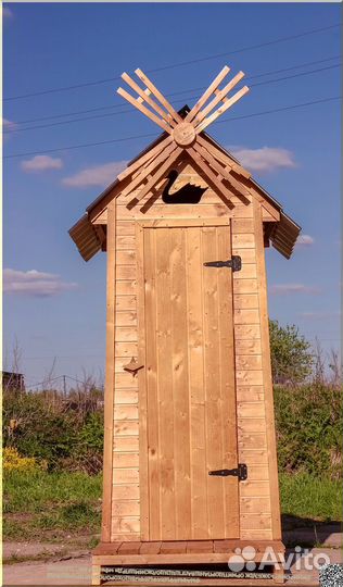 Уличный туалет с установкой SKU003