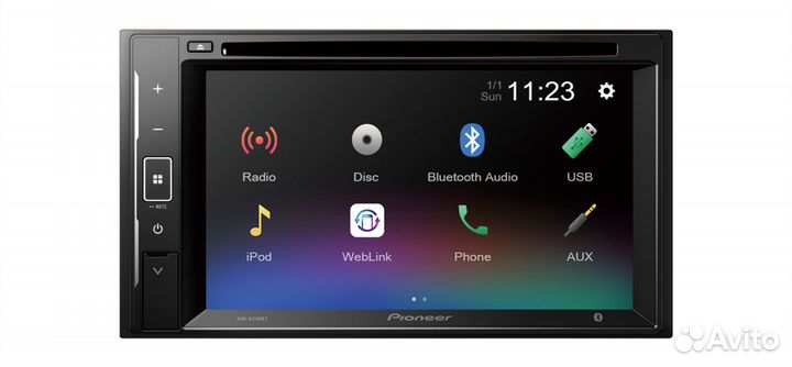 Pioneer AVH-A240BT магнитола 2DIN