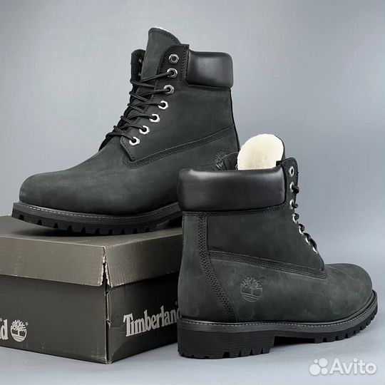 Теплые Timberland с мехом