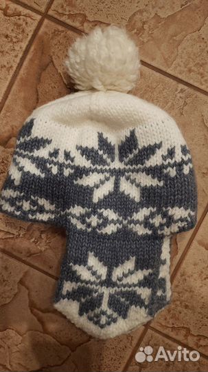 Шапка зимняя женская вязанная