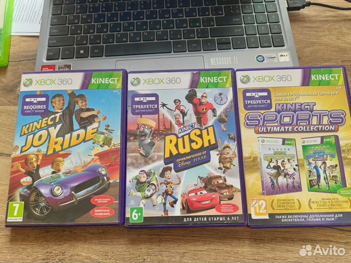 Диски xbox 360 kinect