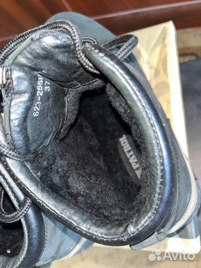 Ботинки зимние подростковые кожа байка 38