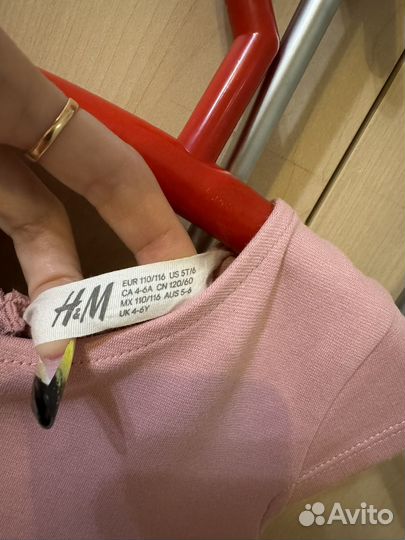 Платье для девочки 116 H&M