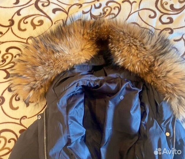 Пуховик теплый, длинный зимний