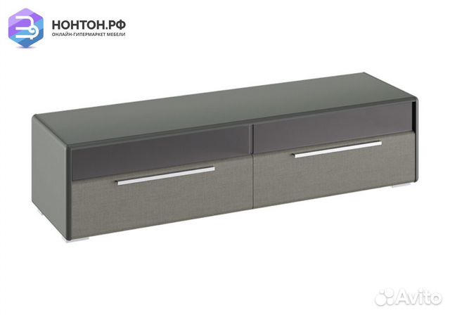 Тумба под тв Наоми тд-208.03.11 джут / фон серый