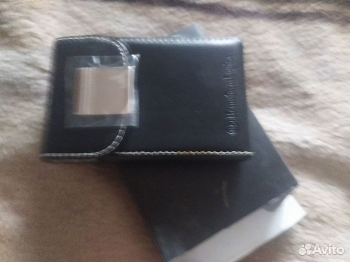 Ручка шариковая и визитница