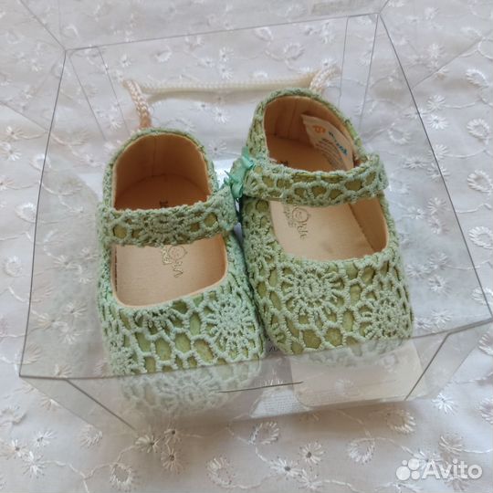 Пинетки для девочки нарядные