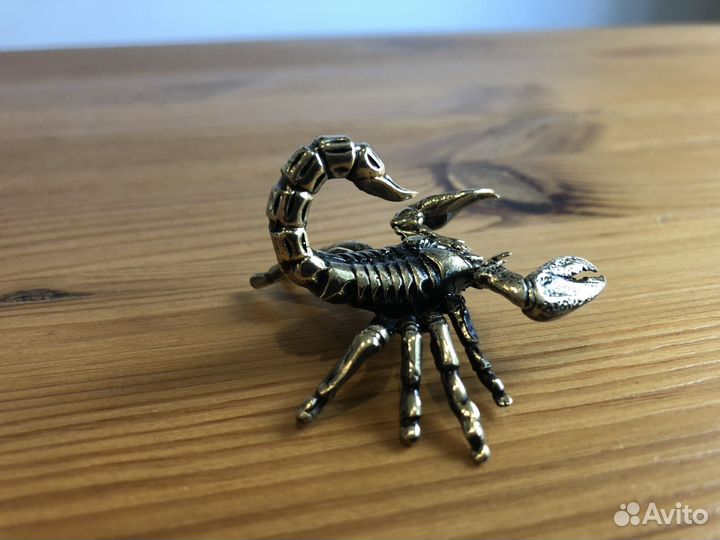 Фигурка. Статуэтка. Скорпион. Бронза