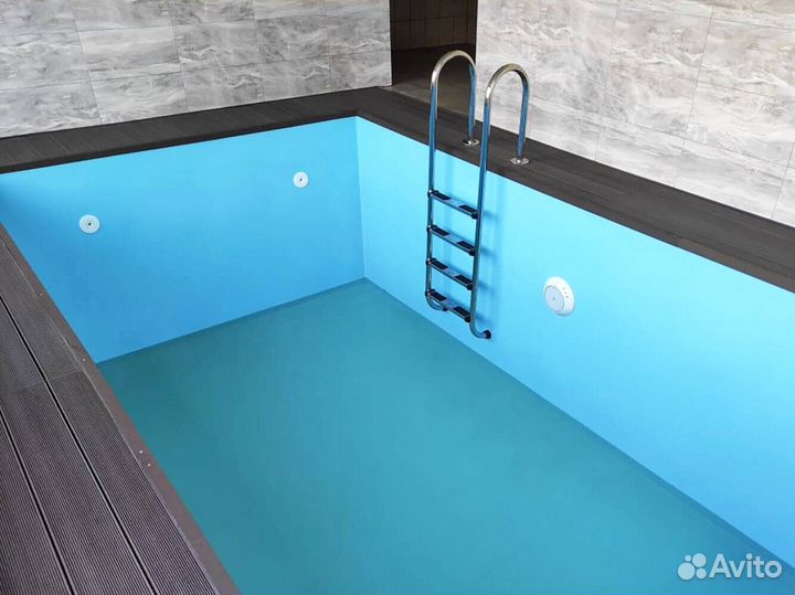 Бассейн 4,2x2,2 из пластика