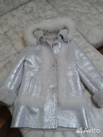 Дубленка для девочки
