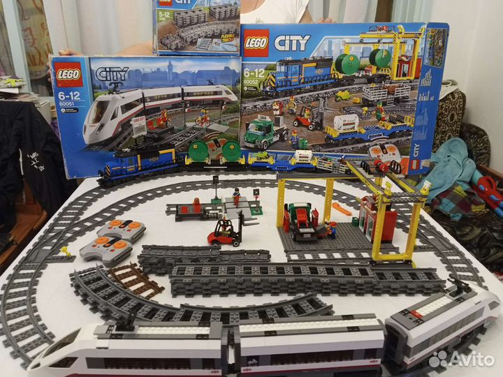 Lego City поезда