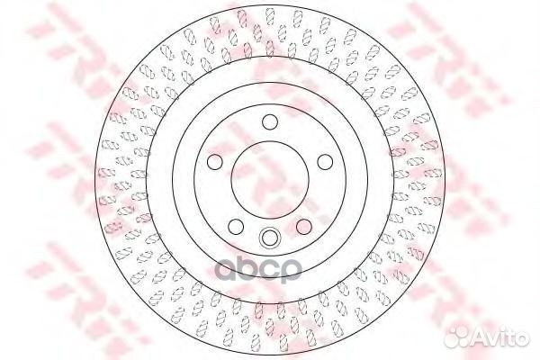 Торм.диск зад.вент.365x25 5 отв. range rover