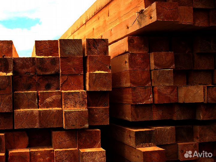 Каркасы из лиственничного бруса