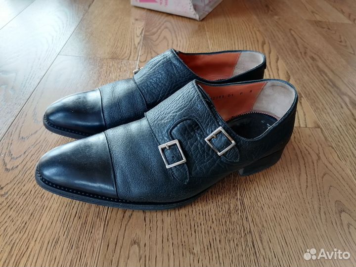 Туфли santoni 42 Италия туфли