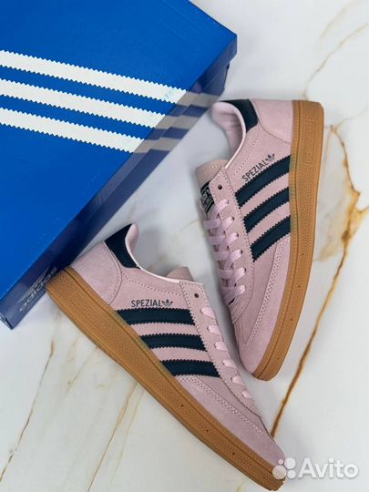 Кроссовки Adidas Spezial розовые 1