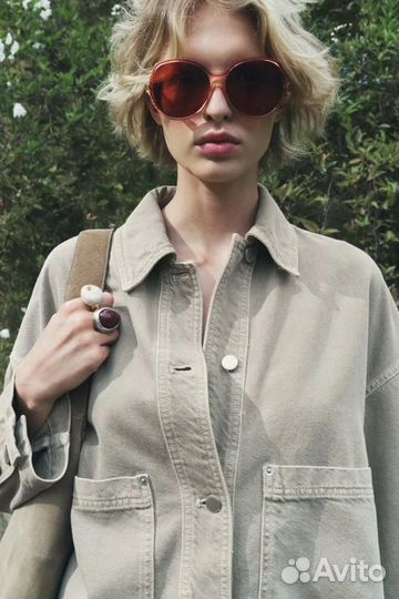 Куртка рубашка zara новая