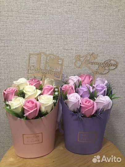 Мыльные розы,букет из мыльных роз