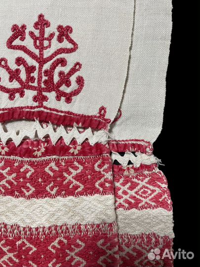 Старинное полотенце Рушник домотканый