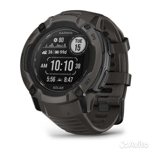 Смарт часы garmin instinct 2X Solar черный