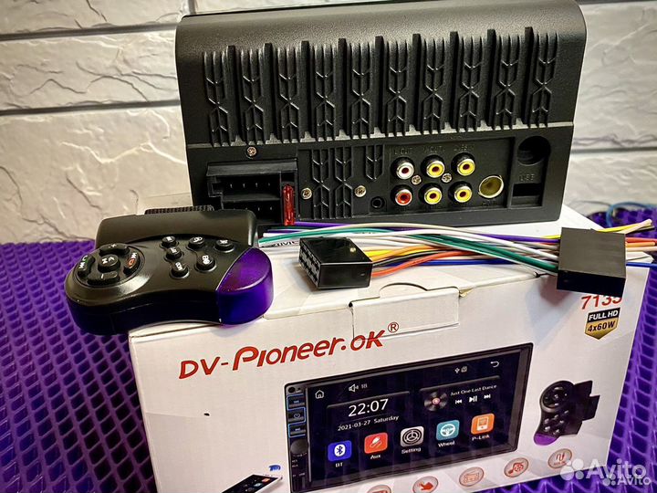 Магнитола Pioneer 7135 c Bluetooth 7 дюймов