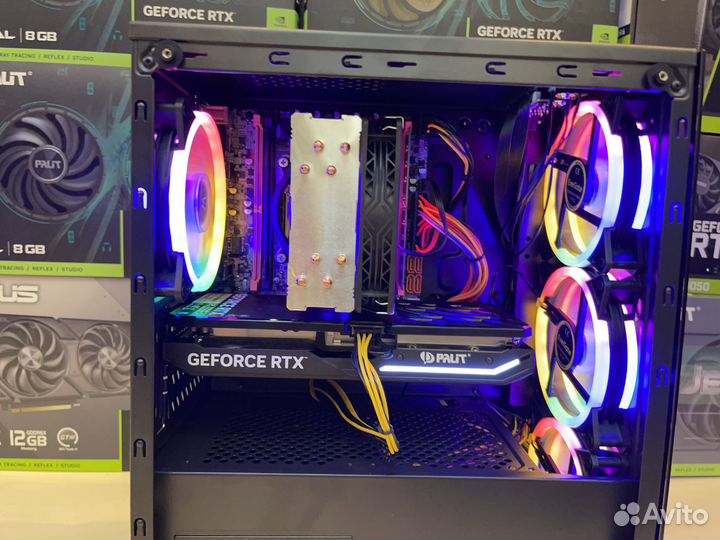 Мощный компьютер 2024 RTX 4070 Ti GeForce