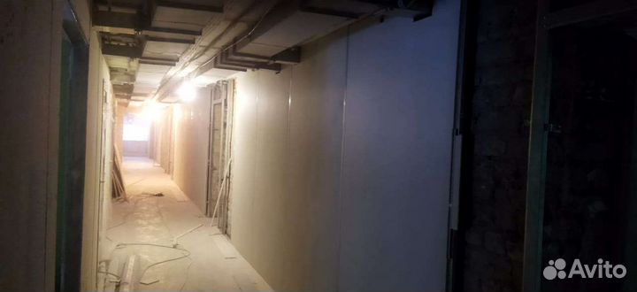 Монтаж Армстронга грильятто перегородок гкл гвл