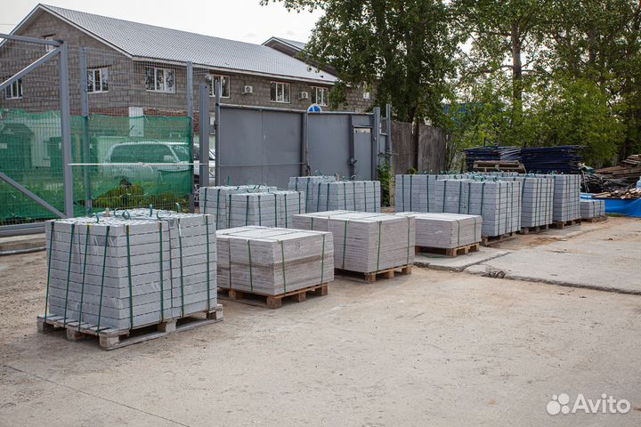 Гранитная тактильная плитка ГОСТ Р52875-2018 серая