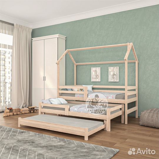 Двухъярусная детская кровать крепче IKEA