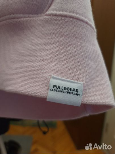 Розовая толстовка женская pull&bear